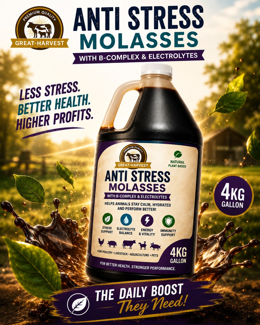 Anti Stress Molasses 4KG with B-complex and electrolytes